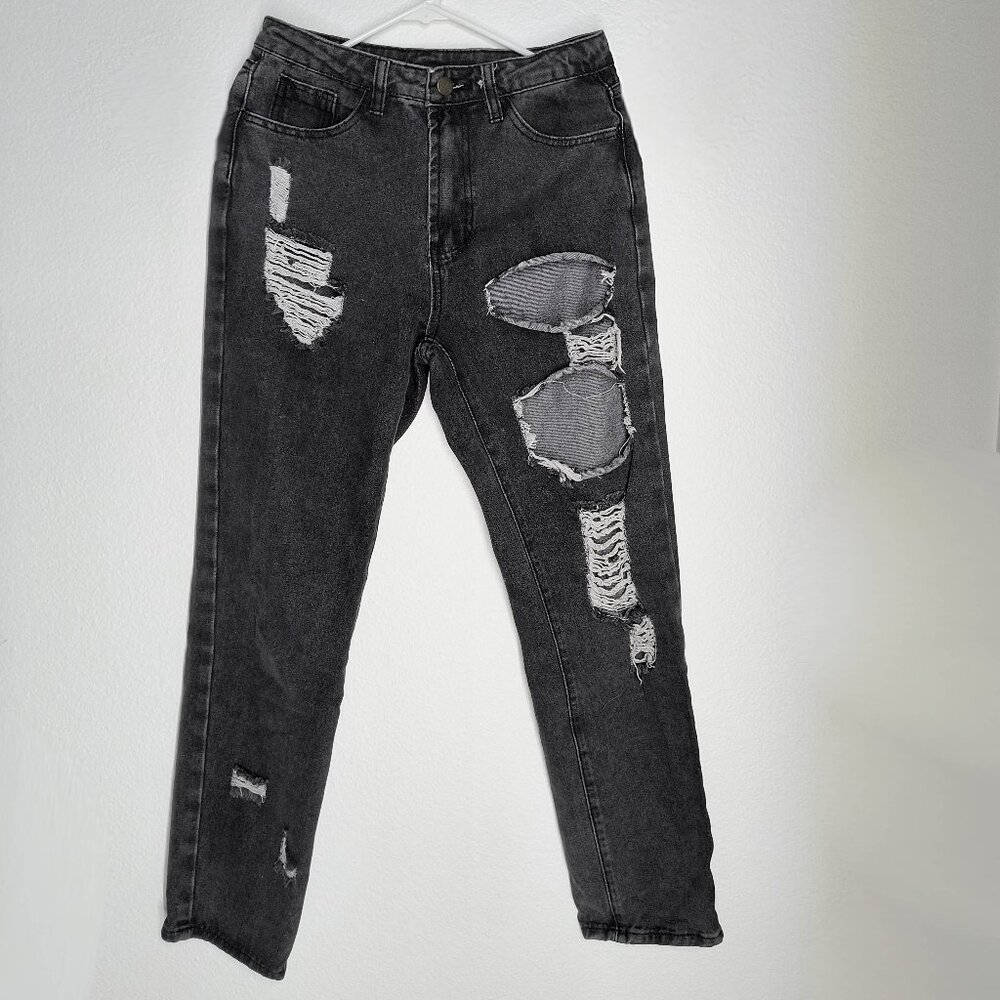 Women's Black Ripped Jeans